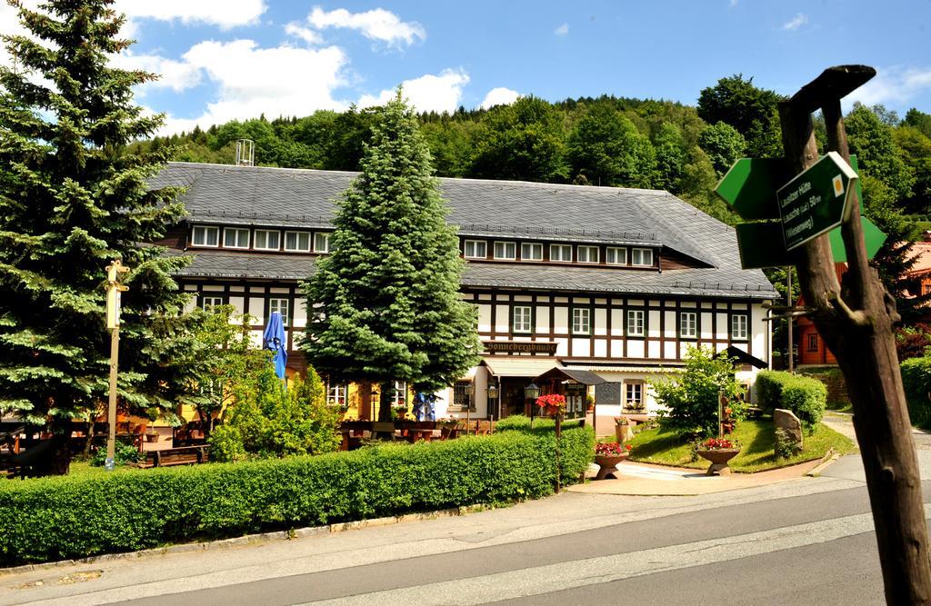 Wanderhotel Sonnebergbaude Waltersdorf  Kültér fotó