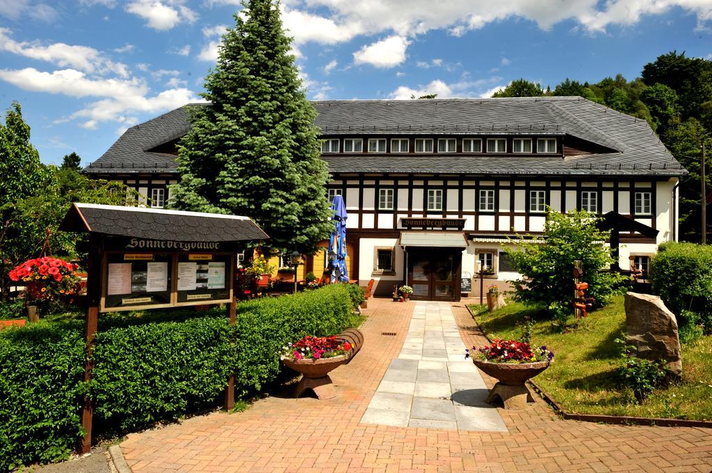 Wanderhotel Sonnebergbaude Waltersdorf  Kültér fotó
