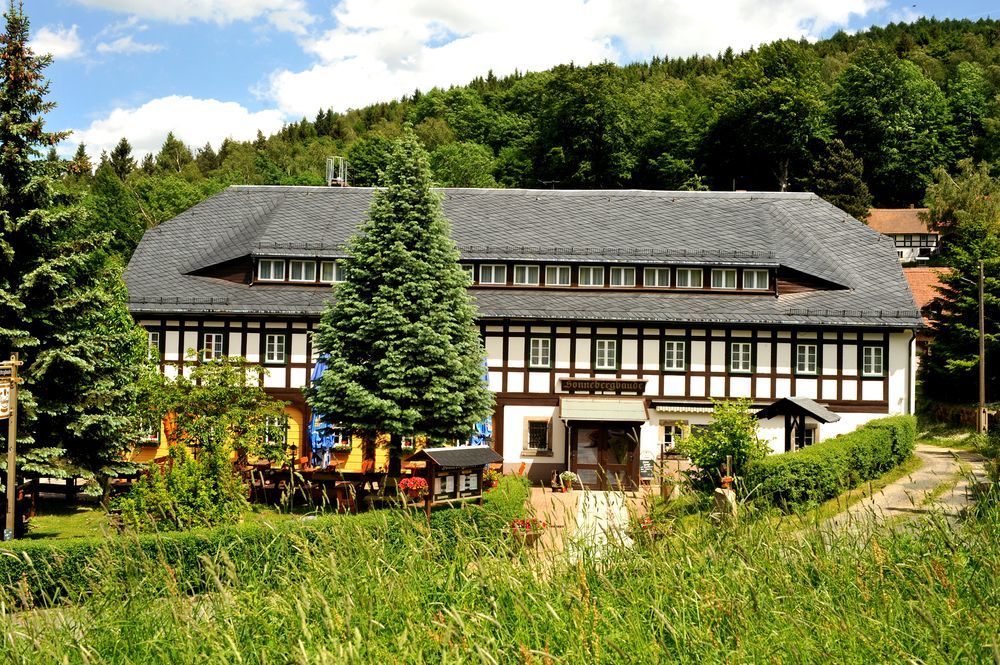 Wanderhotel Sonnebergbaude Waltersdorf  Kültér fotó